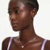 Ariana Grande X Swarovski Pendant Crystal Pearl, Round Cut, Flower, White, Rhodium Plated Ariana Grande X Swarovski Pendant Crystal Pearl, Round Cut, Flower, White, Rhodium Plated