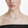 Constella Necklace Crystal Pearl, Round Cuts, White, Rhodium Plated Constella Necklace Crystal Pearl, Round Cuts, White, Rhodium Plated