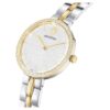 Cosmopolitan Watch Swiss Made, Metal Bracelet, Silver Tone, Mixed Metal Finish