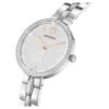 Cosmopolitan Watch Swiss Made, Metal Bracelet, Silver Tone, Stainless Steel
