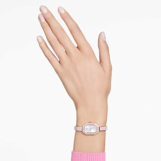 Dextera Bangle Watch Swiss Made, Metal Bracelet, Gold Tone, Champagne Gold-Tone Finish Dextera Bangle Watch Swiss Made, Metal Bracelet, Gold Tone, Champagne Gold-Tone Finish