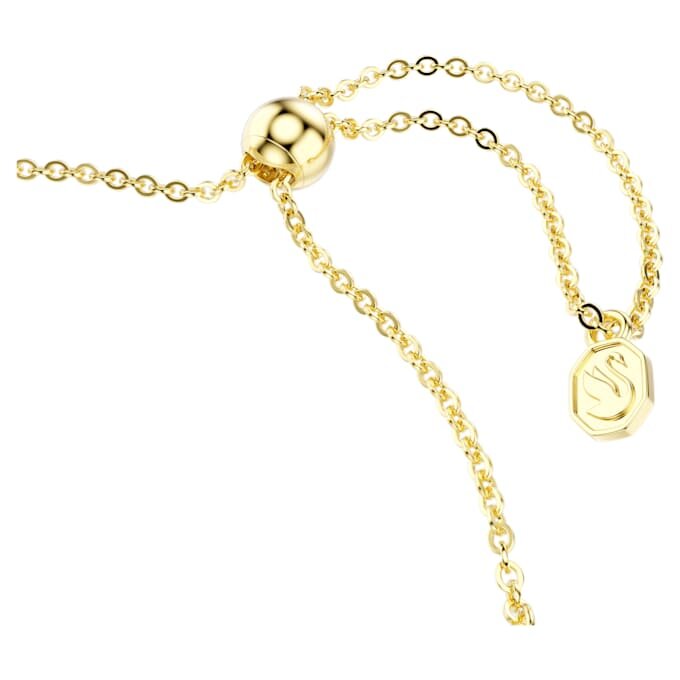 Dextera Bracelet Round Cut, White, Gold-Tone Finish Dextera Bracelet Round Cut, White, Gold-Tone Finish
