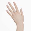Dextera Ring White, Rhodium Plated Dextera Ring White, Rhodium Plated