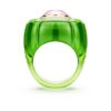 Dulcis Cocktail Ring Cushion Cut, Pavé, Multicolored