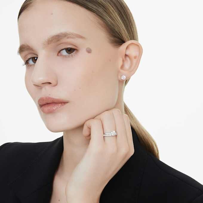 Eternity Lab-Grown Diamonds 1 Ct Tw, Round Shape, 14K White Gold Eternity Lab-Grown Diamonds 1 Ct Tw, Round Shape, 14K White Gold