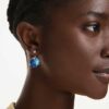 Gema Earring Jackets Blue, Gold-Tone Plated