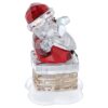 Holiday Cheers Santa Claus and Chimney