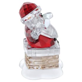 Holiday Cheers Santa Claus and Chimney