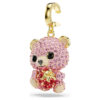 Idyllia Charm Mixed Cuts, Teddy, Pink, Gold-Tone Plated