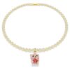 Idyllia Charm Mixed Cuts, Teddy, Pink, Gold-Tone Plated