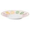 Idyllia Espresso Cup with Saucer Porcelain, Crystal Print Motif, Citron, Multicolored