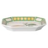 Idyllia Tray Porcelain, Crystal Print Motif, Citron, Small, Multicolored