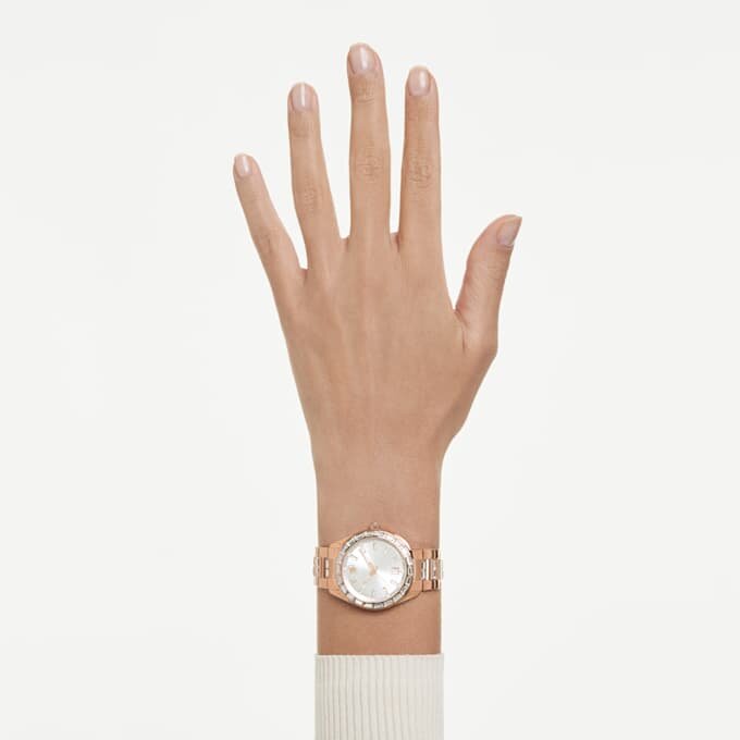 Matrix Date Watch Swiss Made, Metal Bracelet, Rose Gold Tone, Rose Gold-Tone Finish Matrix Date Watch Swiss Made, Metal Bracelet, Rose Gold Tone, Rose Gold-Tone Finish