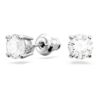 Matrix Tennis Set Round Cut, White, Rhodium Plated