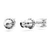 Matrix Tennis Set Round Cut, White, Rhodium Plated