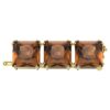 Millenia Extender Square Cut, Brown, Gold-Tone Plated