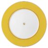 Signum Dinner Plate Porcelain, Yellow