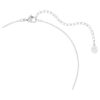 Symbolica Pendant Crystal Pearl, Round Cut, Pavé, Horse Shoe, White, Rhodium Plated