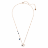 Symbolica Pendant Eye, Multicolored, Rose Gold-Tone Plated